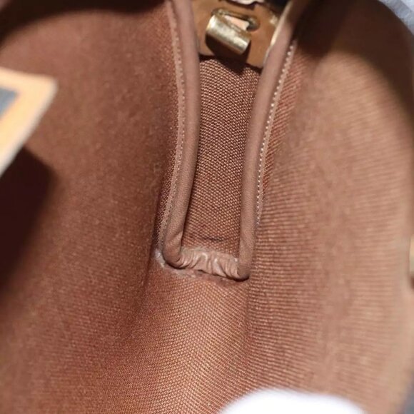 Christian Dior Honeycomb Canvas Shoulder Bag PVC Leather Black Auth 90814 - Picture 13 of 16